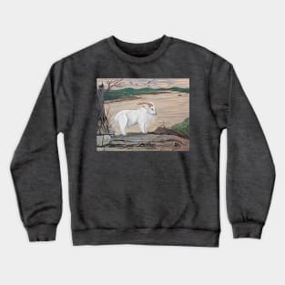 The legend of Crisco the Table Rock Lake goat Crewneck Sweatshirt